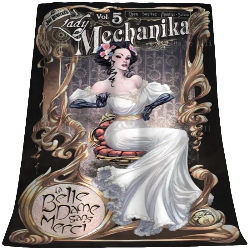 Manta de franela The Beautiful Lady Without Mercy Mechanical Corpse Survivor Flying Dirigibles Clockwork Automatons de Ho Me Lili