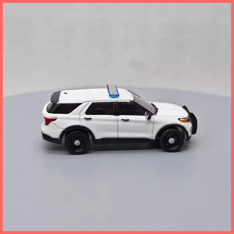 GreenLight Maßstab 1:64 2020 Ford Explorer Polizei-Legierungsautomodell für Erwachsene, klassische Sammlung, Ausstellung, Geschenk, Souvenir, Jungenspielzeug