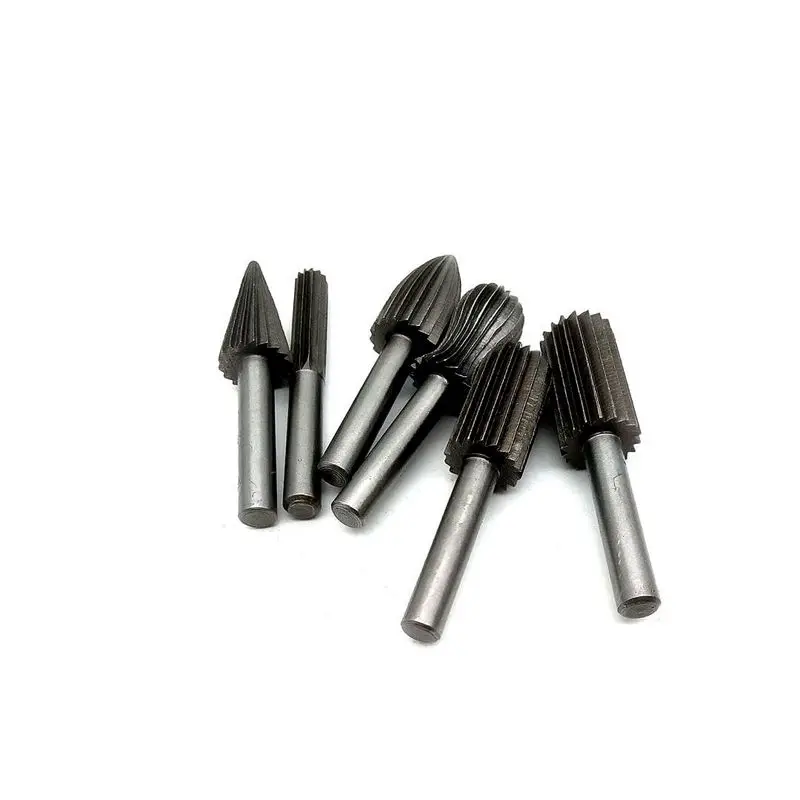 Imagem -04 - Carbide Cutter Conjunto para Ferramentas Rotativas Dremel Cnc Gravura Bit Rotary File Bur Shank Moagem mm Pcs