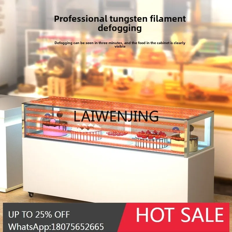 frameless single-layer cake air-cooled dessert refrigerated display commercial vertical fresh-keeping cabinet