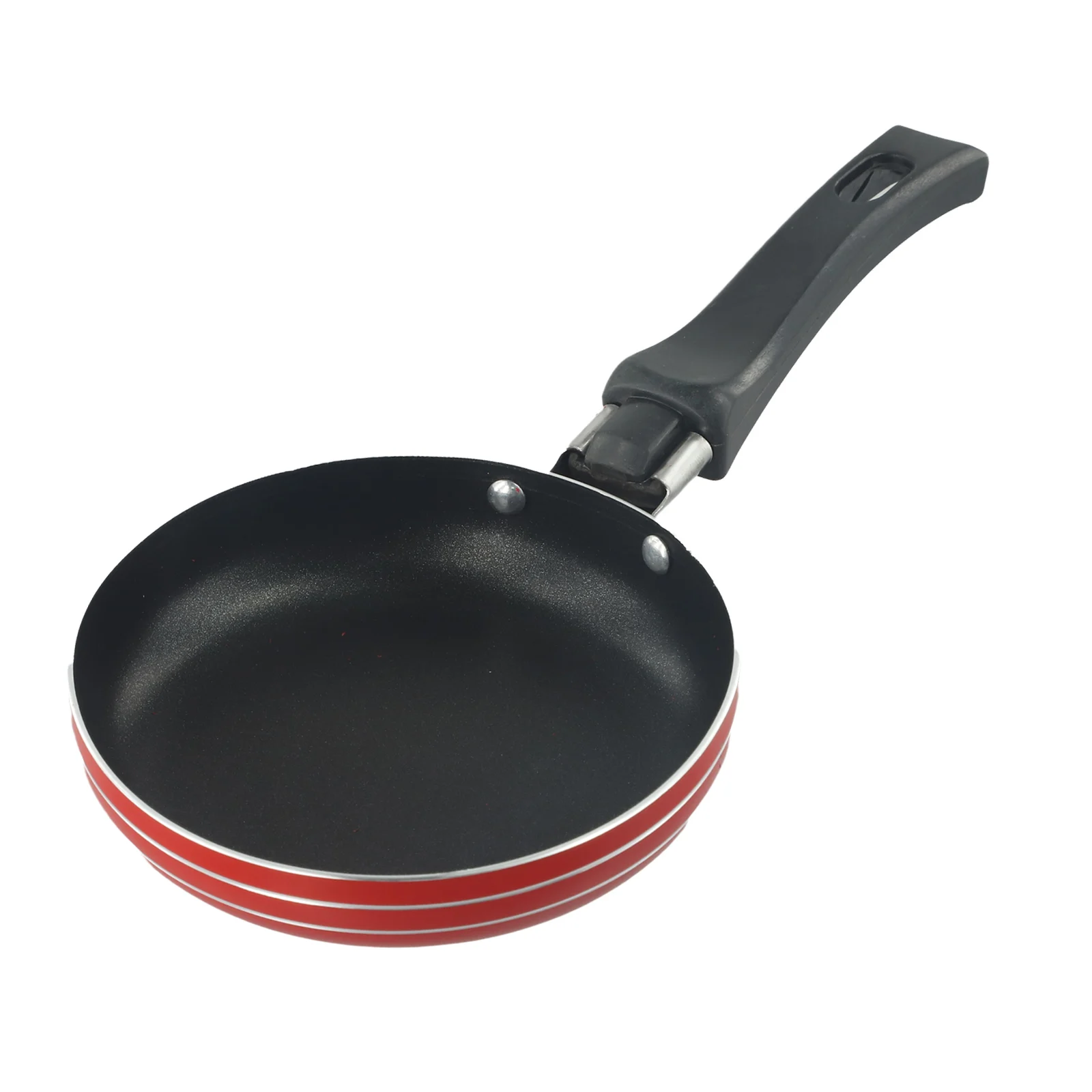 12/14/16cm Mini Frying Pan Non-Stick Steel Frypan Pot Saucepan For Cookware Home Cooking Tools Kitchen Utensils Random Color