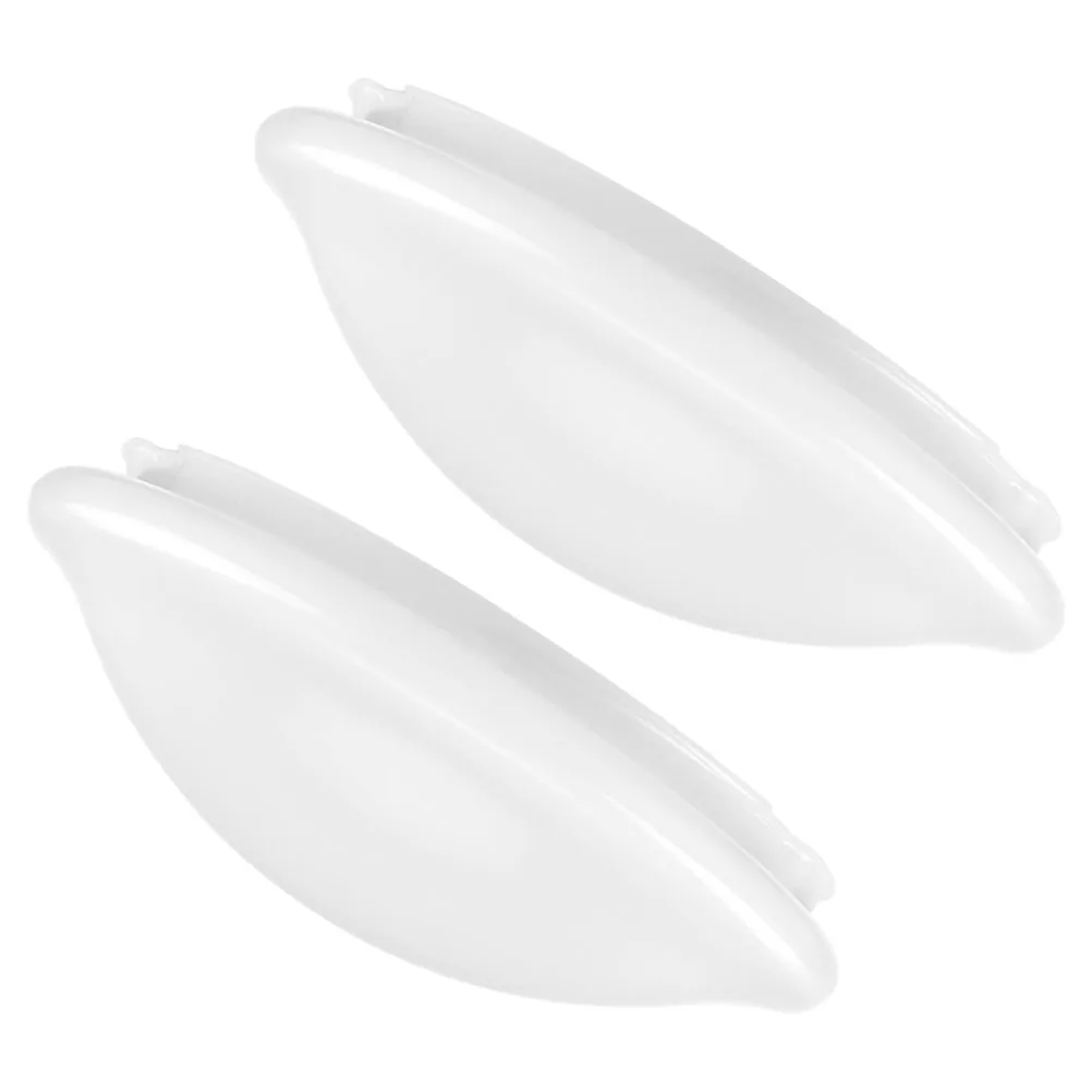 2 Pcs Ceiling Light Lamp Shade Cover Replacement Fan Dome LED Fixture Covers White Plate Shades - Image 2