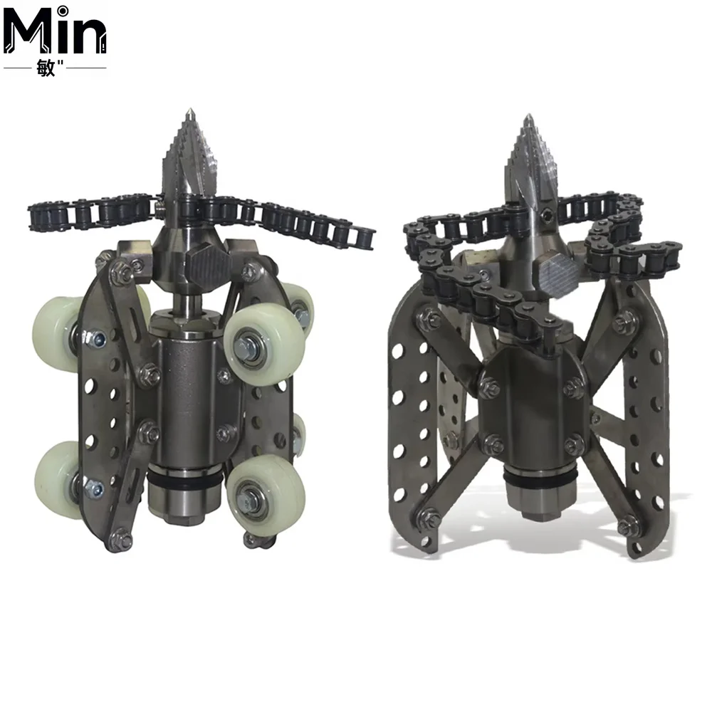 360 Degree Rotating High Pressure Nozzle for Industrial Tank Dredging Urban Sewer Pipeline Cleaning Machine