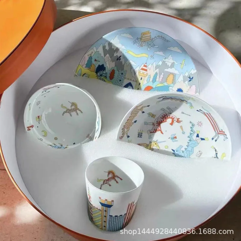 

Household Use Ceramic Coffee Cup and Plate Set Ideal for Daily Home Coffee Drinking and Dining Tableware