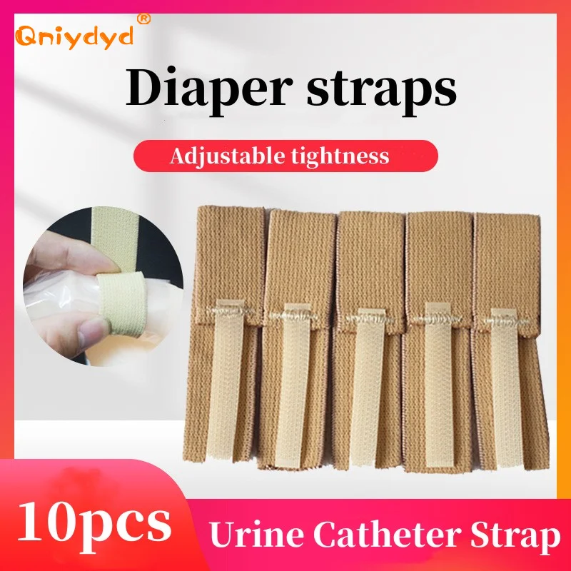 10Pcs Urine Catheter Strap Adjustable and Reusable Belt for Easy and Secure Urinary Care Urine Bag Strap for Adults