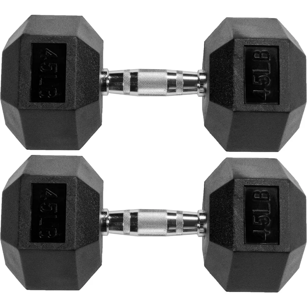 

Banana Bag Hexagonal Dumbbell, Weight Set, Hexagonal Rubber Toe Cap Anti Slip, Home Gym Strength Training Dumbbell