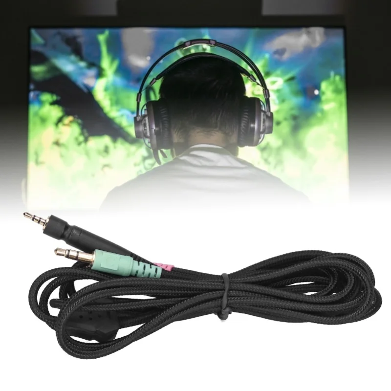 Game Headphone Cable Audio Cable Fit For Sennheiser G4ME ONE/GAME ZERO/PC 373D/ GSP350