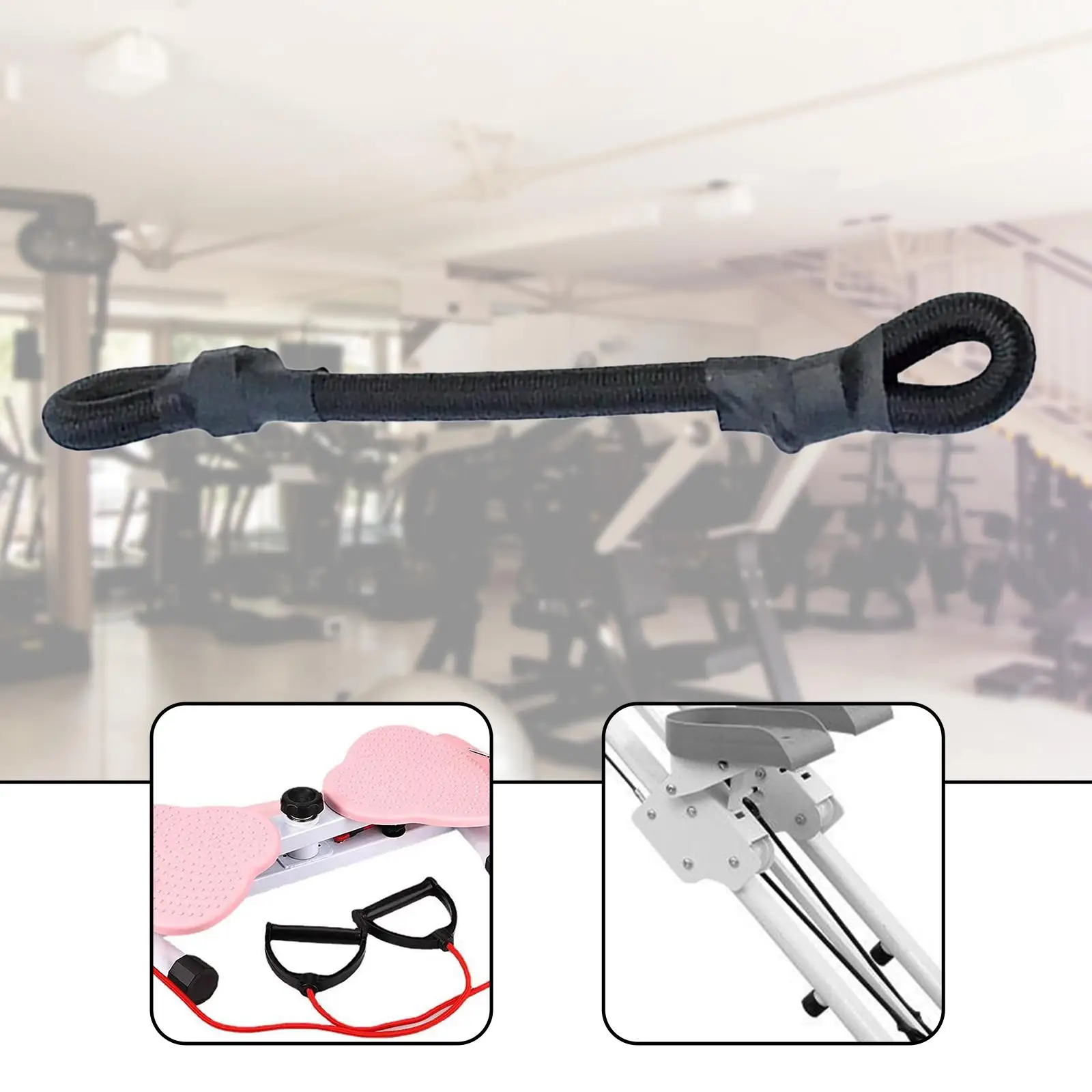 Vertical Climber Tension Rope Lightweight Assembly Climbing Machine Strap for Full Body Workout at Home Gym