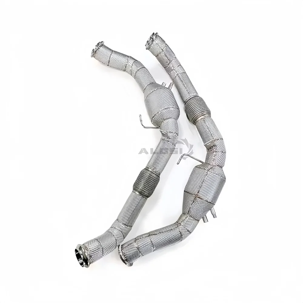 

Высокопроизводительная передняя выхлопная труба для Porsche Panamera 2.9T 976 2024 + выхлопная система, водосточная труба без аварийного освещения двигателя