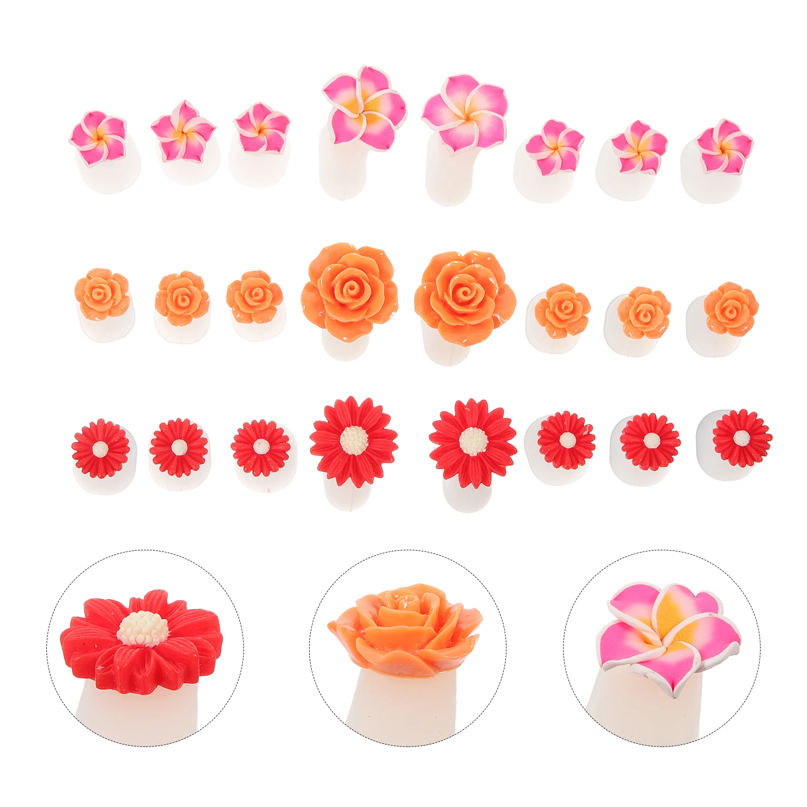 

24 Pcs Toe Separator Spreaders for Feet Nail Art Tools Toenail Spacers Splitter