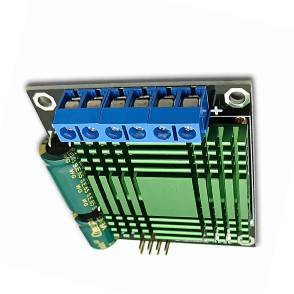 High Current DC Motor Driver Module 60A Dual Channel H Bridge for 9V-30V Input with Forward Reverse Brake Logic