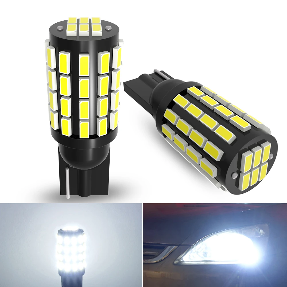2Pcs T10 W5W Led Ca…