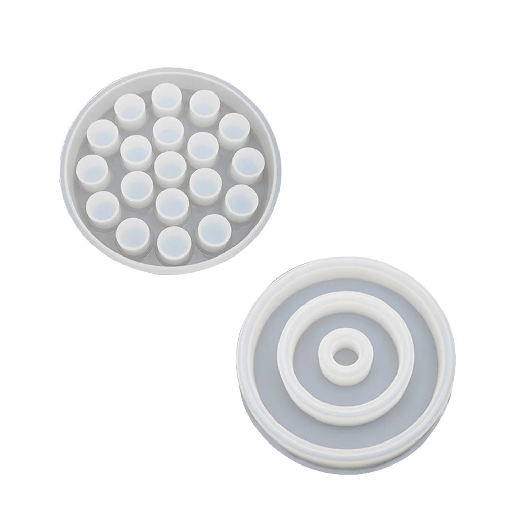 

2pcs Epoxy Resin Molds Silicone Lipstick Box Storage DIY Reusable Flexible Diy Silicone Mold Jewelry Craft Parts