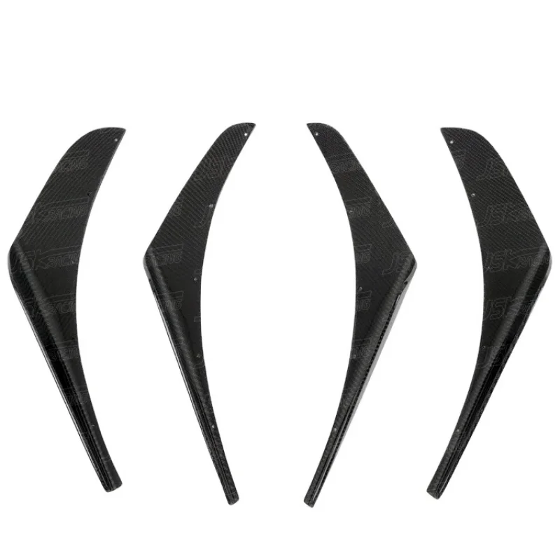 

VOLTE X STYLE CARBON FIBER FRONT BUMPER CANARDS For MITSUBISHI LANCER EVOLUTION EVO 7 8 9
