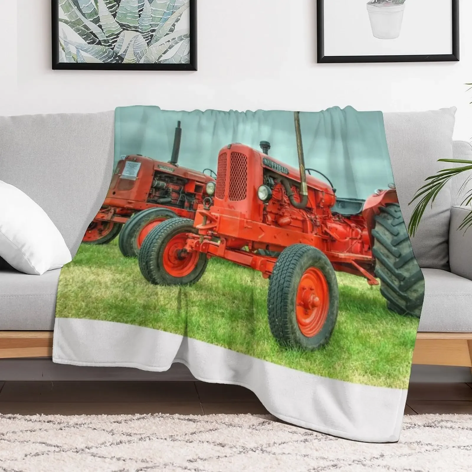 Nuffields at South Molton Throw Blanket Soft Solid Color Blanket for Couch Bed