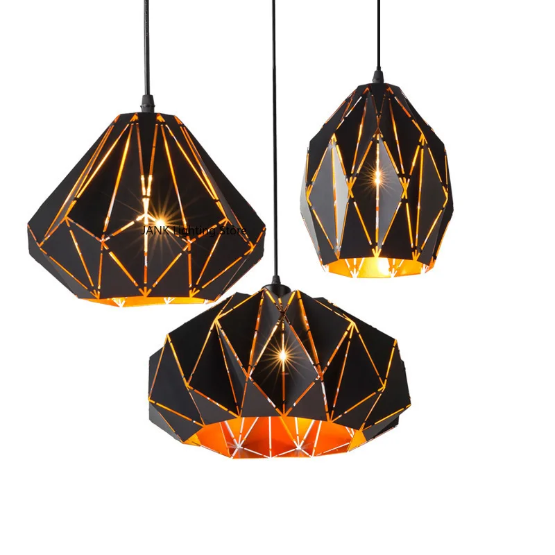 Loft Retro Creative Personality Single Head Restaurant Light Restaurant American Nostalgic Pendant Light Light BulbST64