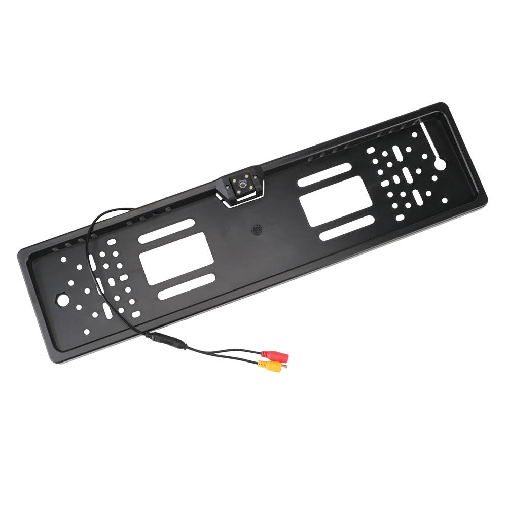 Parking Assistance Kit Auto Accessories Car Rear View Camera 4/8 LED Night Vision European Car License Plate Frame Universal