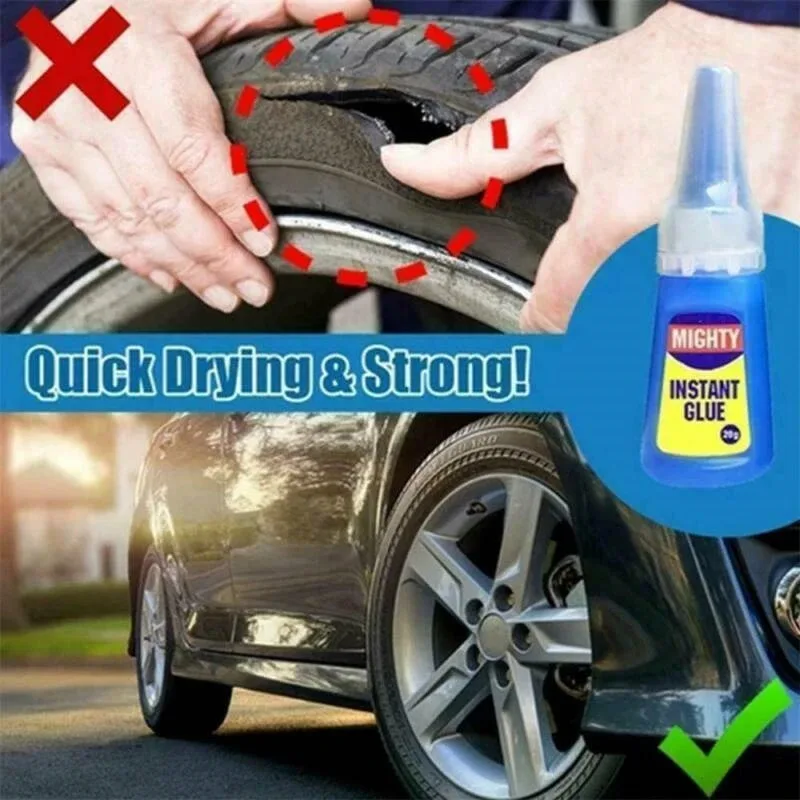 1-3pcs 401 Glue Car Motorcycle Tire Letter Sticker Glue 20g Permenant Tire Lettering Glues Car Styling Tools Decals Accessories