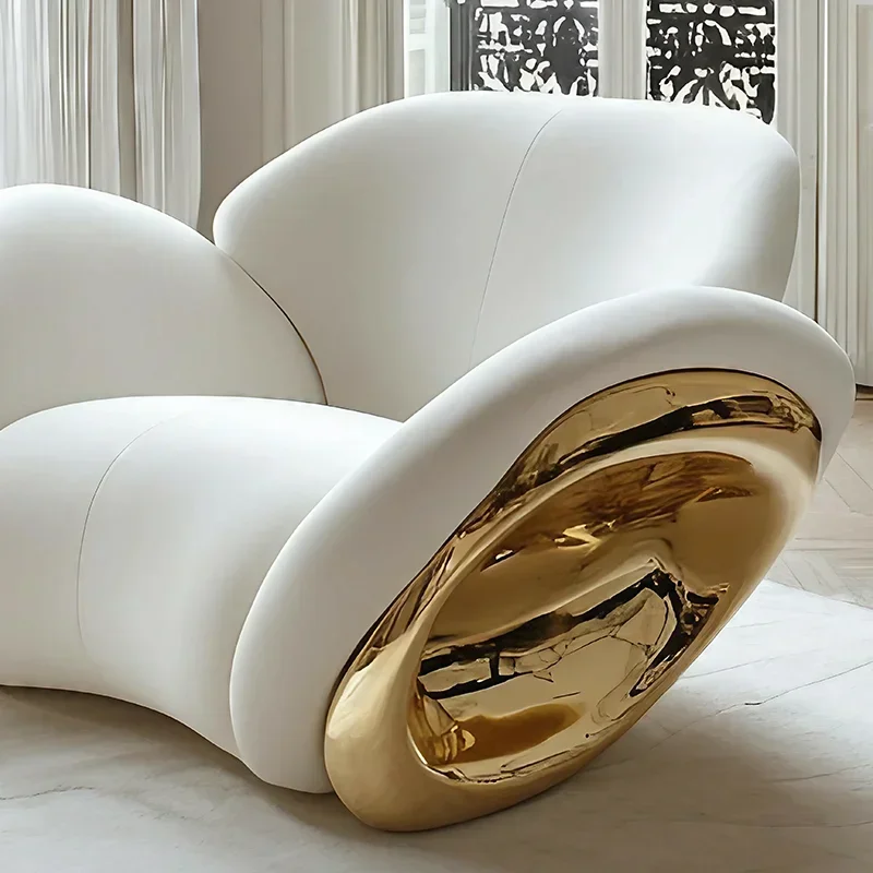 Kursi Santai Sofa Tunggal Desain Seni