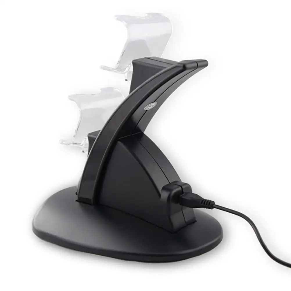 

Controller Charger Charging Station Dual USB Charger Charging Stand Dock Dual USB Fast Charging Station and LED Indicator for 4