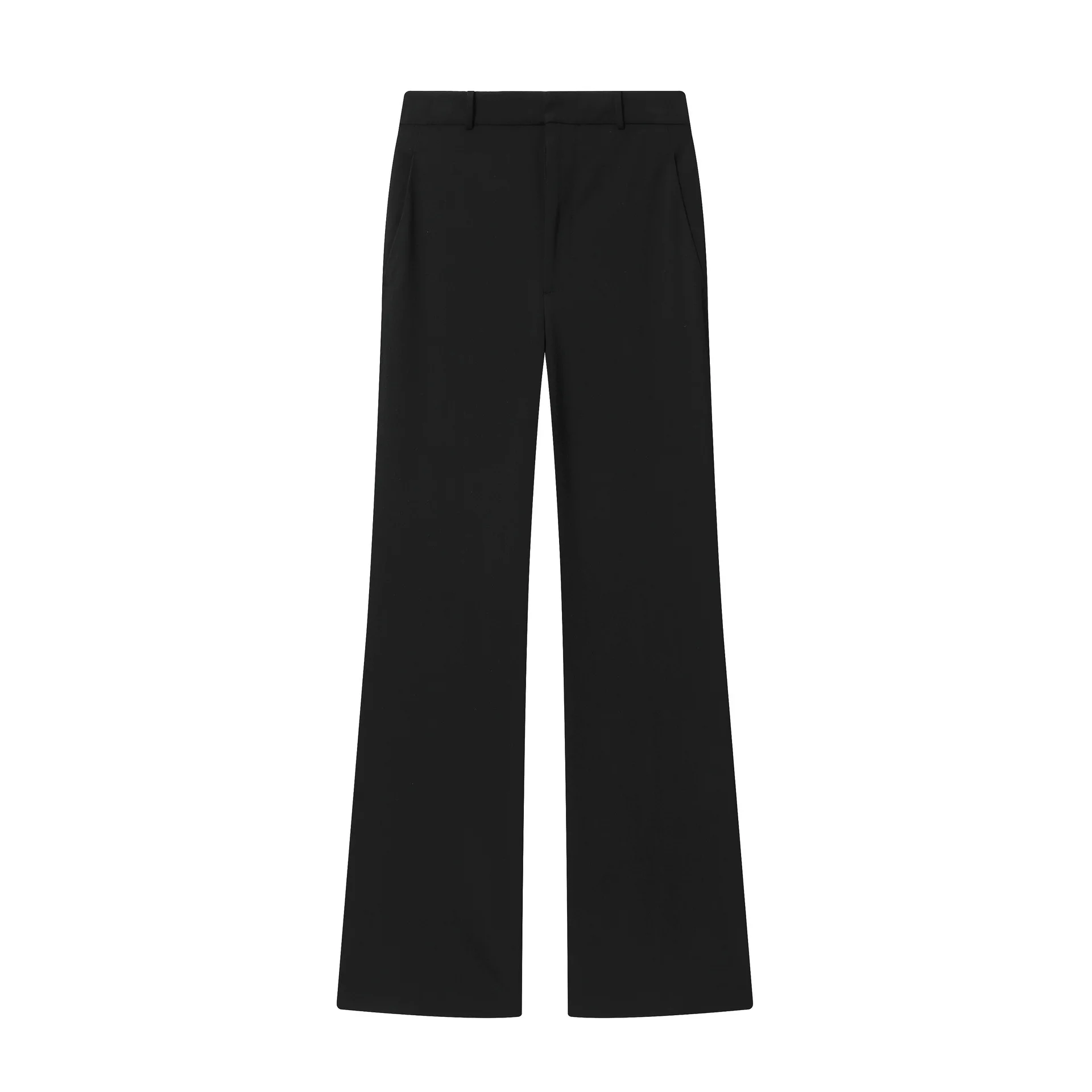 Fashionable Casual Tailored Pants with Button Decoration Women's Cross-Border Clothing Slim Fit Long Trousers for Elderly