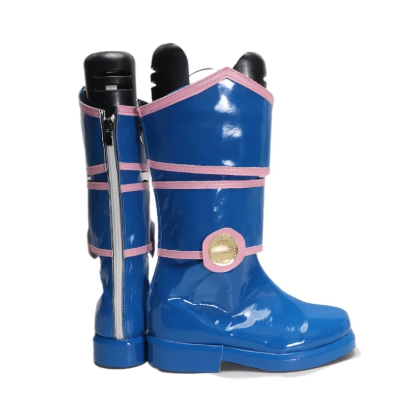 Black Magician Girl Yu Gi Oh Cosplay Shoes Dark Magician Girl Handmade Halloween Party Boots