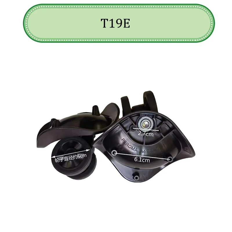ForSJTOBOL T19E 360°Parts Luggage Replacement TrolleyWheels Simple Type Case Silent Suitcase Wheel Self-Rotating  Wheel