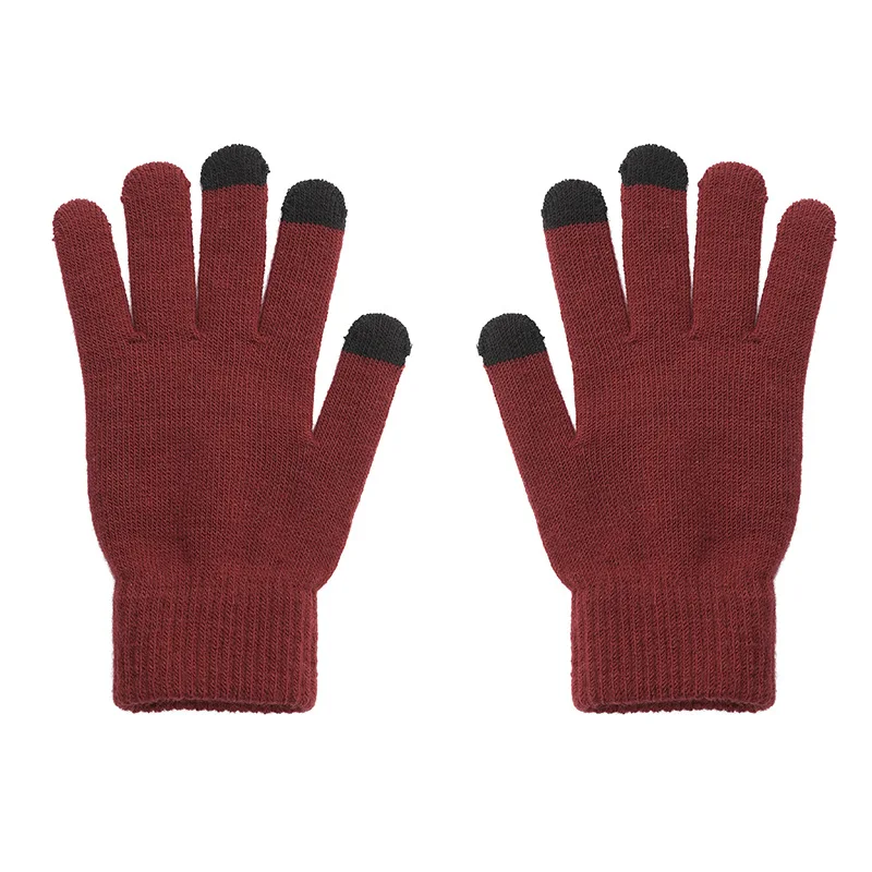 

Многофункциональные перчатки Емкостные перчатки с длинными пальцами Тяжелые изолированные шерстяные перчатки Уличные ветрозащитные зимние перчатки