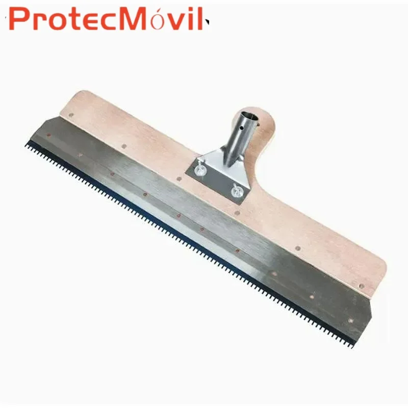 

Self-Leveling Cement Squeegee - Epoxy Cement Mortar Construction Tool, Wooden Rake & Notched Self-Leveling Rake