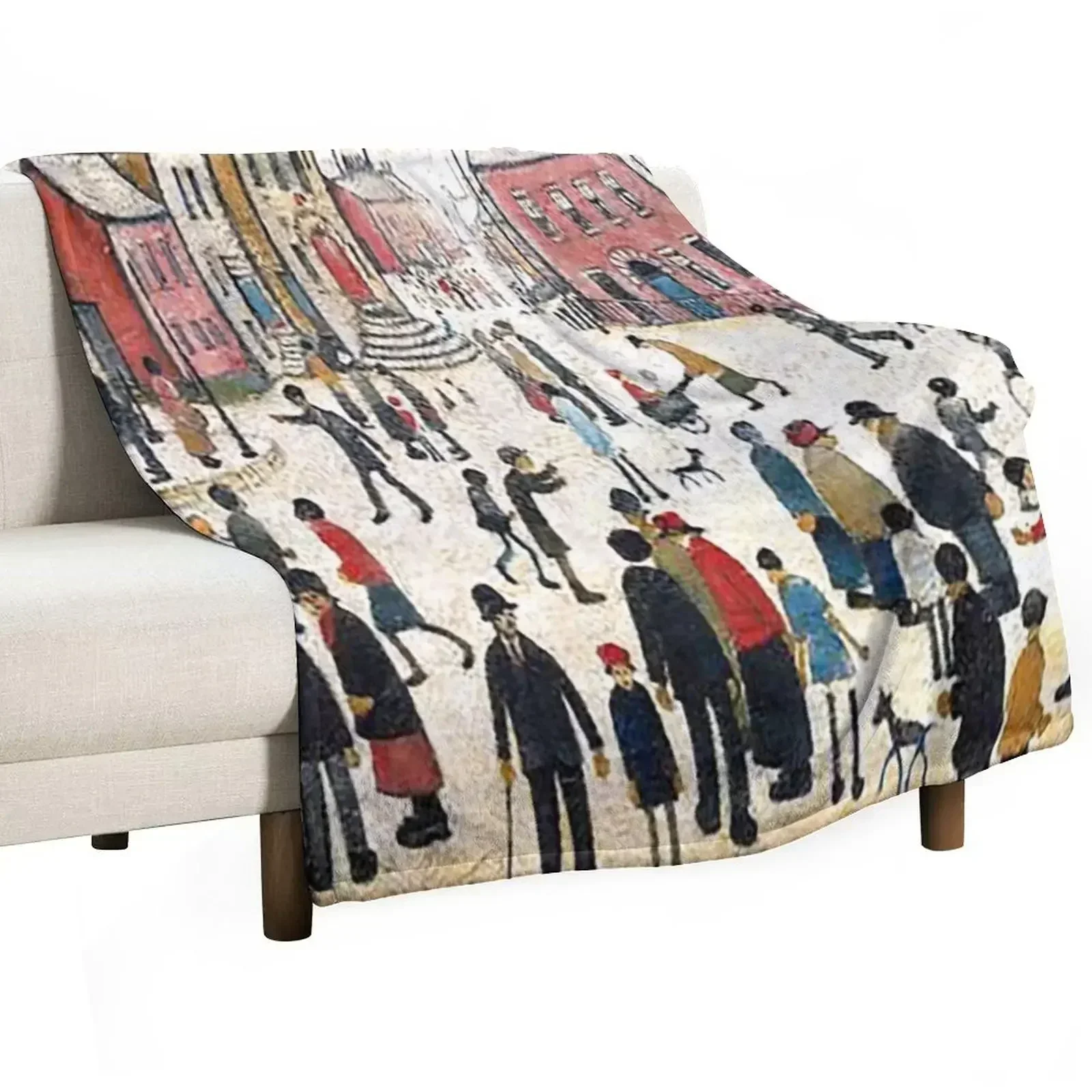 l s lowry 1887 1976 C N 10 Throw Blanket Soft Camping Personalized Gift Soft Beds Luxury St Beautifuls Blankets