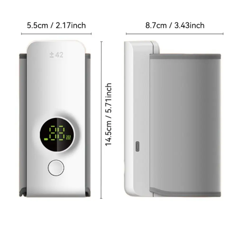 Podgrzewacz do butelek z konstantną temperaturą, cyfrowy wyświetlacz, szybkie nagrzewanie, osłona termoizolacyjna na butelkę, przenośny, bezprzewodowy.