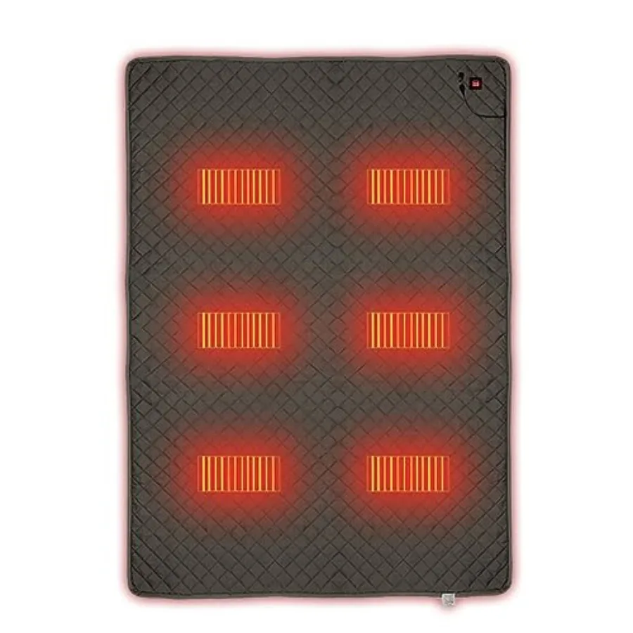

Portable Large Size Electric Heating Pad Heated Sleeping Pad Outdoor Camping Sleeping Bag Pad USB/Type-C Powered 3 Heating Leve