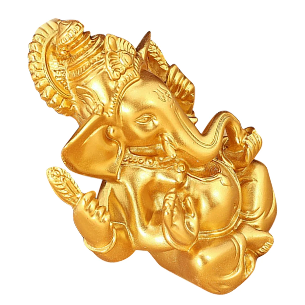 

Decorations Statue of The Elephant God Dad Baba Resin Indoor Home Decorative Accessories