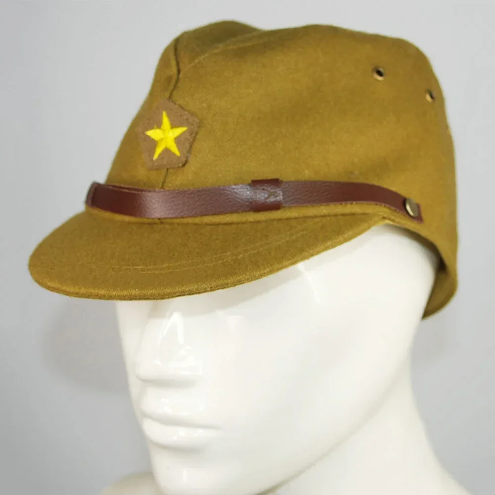 WWII WW2 JAPANESE ARMY IJA OFFICER FIELD WOOL CAP HAT