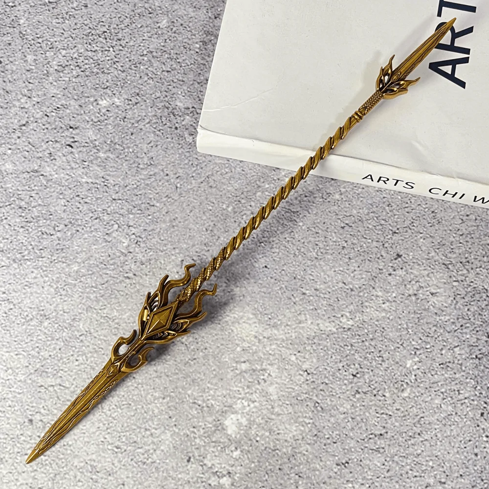 11.6inch Soul Land Katana Metal Sword Ninja Real Size Japanese Katana Original Samurai Sabre Spear Anime Cosplay Prop Toy Gift