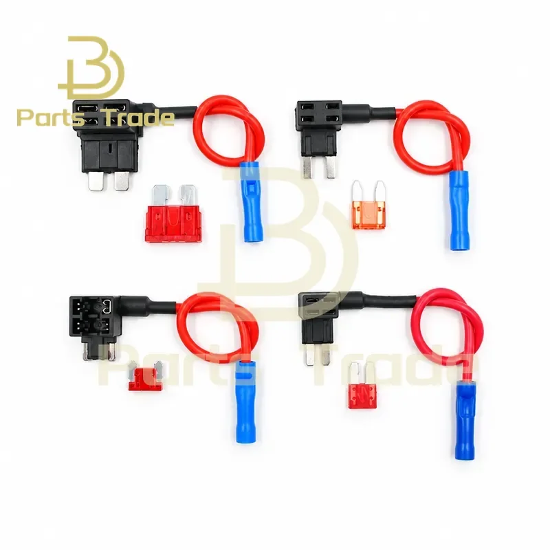 5Pcs 12V 24V Add A Circuit Standard Blade Fuse Box Holder ATO ATC Piggy Back Fuse Tap Car Accessories Fuse Not Included