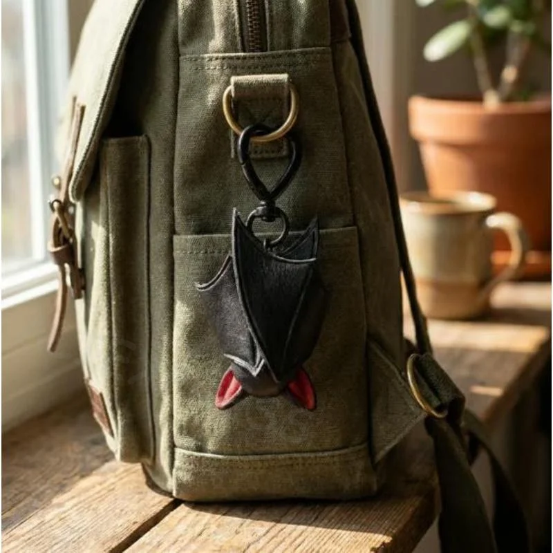 Halloween Goth Fledermaus-Schlüsselanhänger, niedlicher Cartoon-Fledermaus-Anhänger für Party-Deko, modische Rucksack-Dekoration, Accessoires, Geschenke