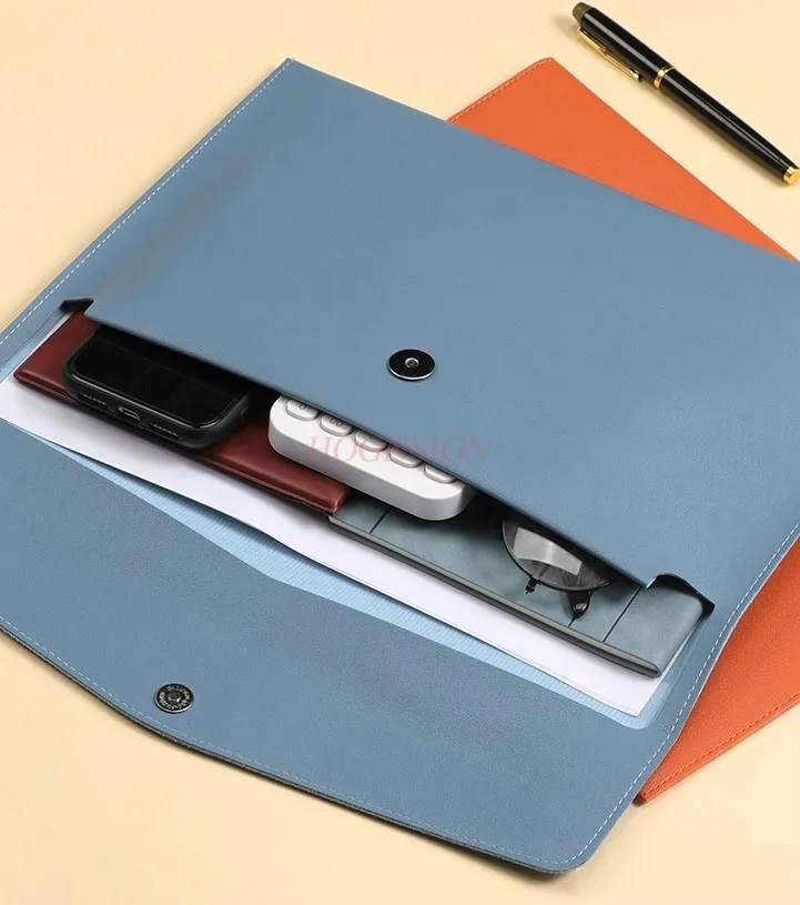 1 шт., сумка для файлов формата А4, сумка для файлов, водонепроницаемый материал, кнопка с кнопкой, официальная сумка для документов, офисная ручная сумка большой вместимости