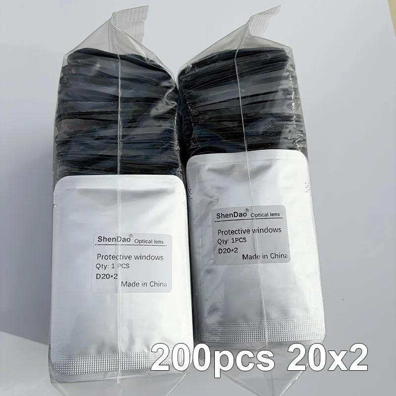 200 Stück Laserschutzlinsen 18x2 Laserschweißlinsen für CQWY SUP WSX 18x2 20x2 20x3 Laserschweißmaschinen-Schutzlinsen – Detail 3
