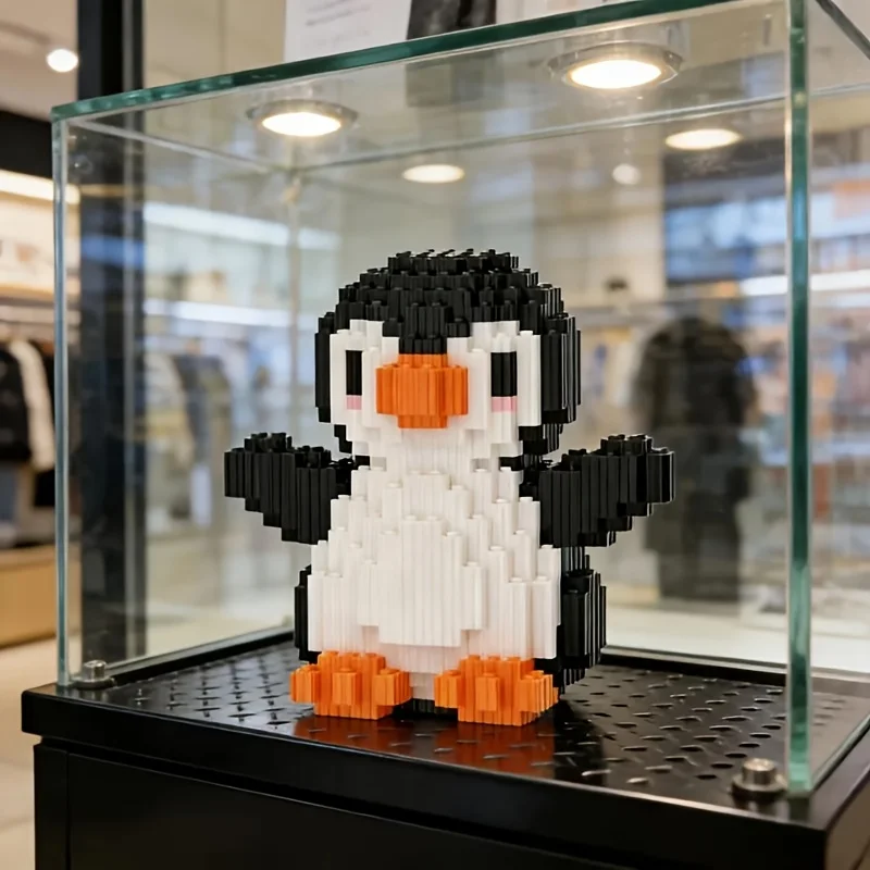 conjunto-de-blocos-de-montar-de-pinguim-adoravel-modelo-educacional-para-montar-decoracao-fofa-para-casa-e-escritorio-presente-Unico-para-amantes-de-animais