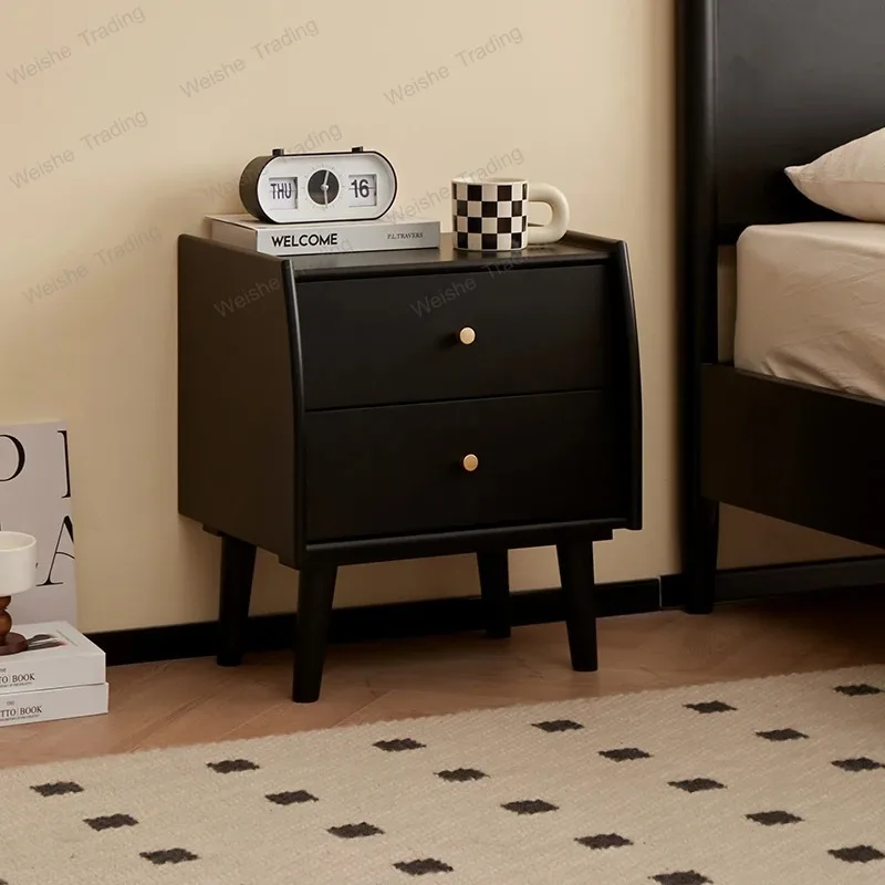 

Beauty Nightstand Modern Simple Drawers Storage Nightstand Organizer Luxury Bedroom Furniture