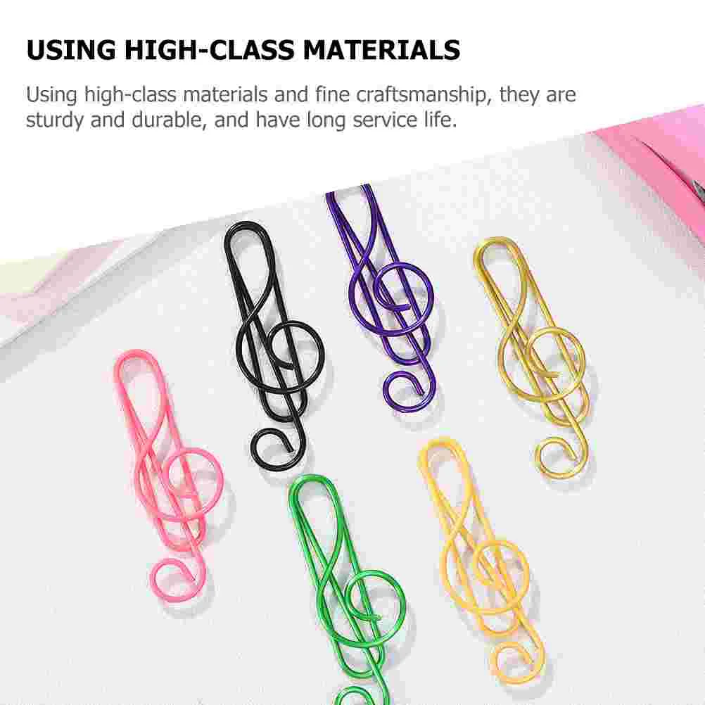 Random Bookmarks Note Paper Clip Notes Clips Pin Metal Creative Clamps