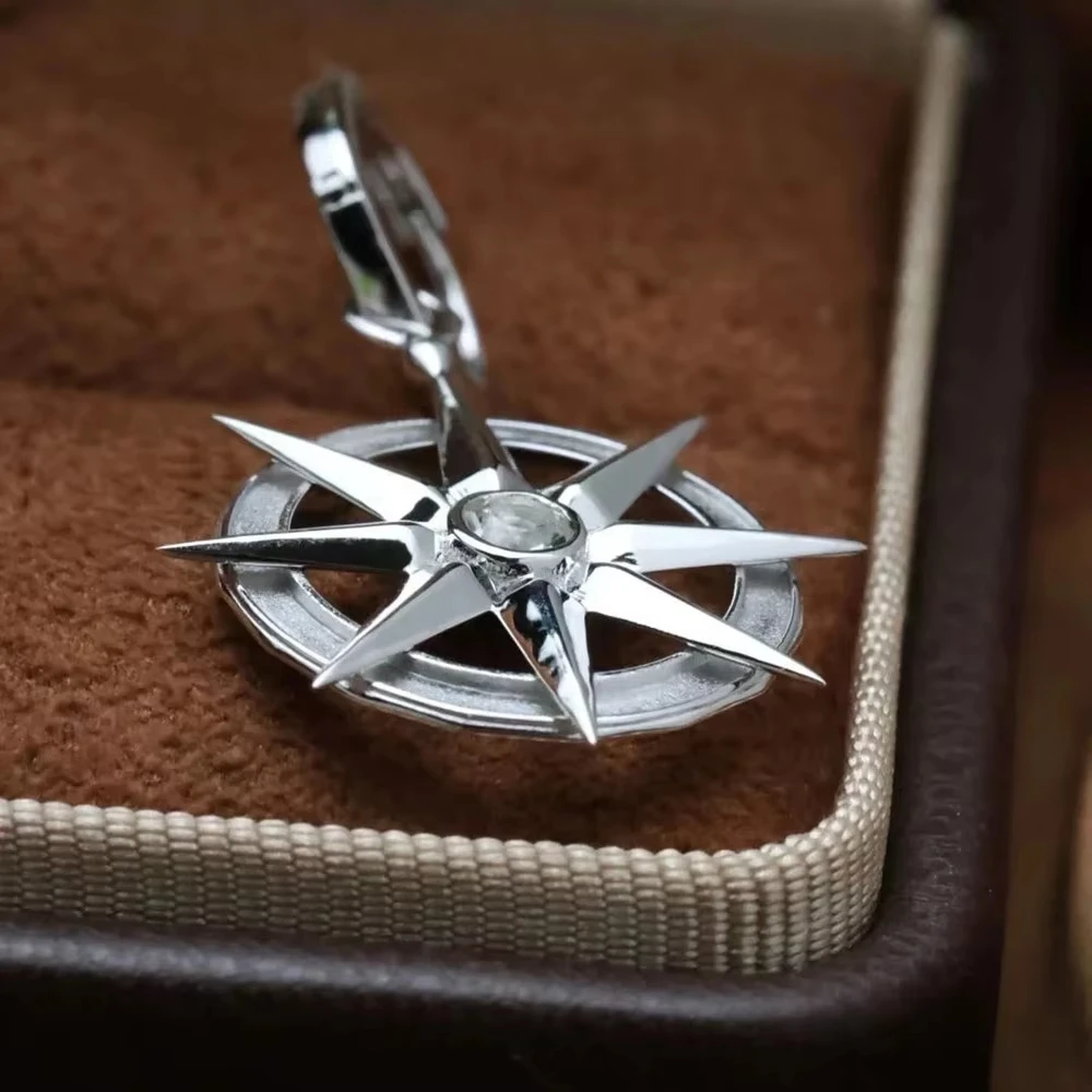 Game Baldur's Gate Gale Dekarios Cosplay Sternanhänger Ohrschlaufen Titanstahl Ohrringe Schmuck Ohrhänger Accessoires Weihnachtsrequisiten – Detail 2