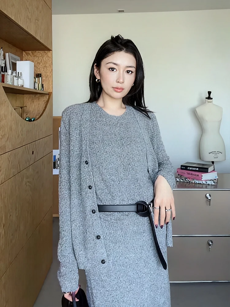 

Комплект женский Le Samedi в немецком стиле с цветочным узором, шелковый, с круговым принтом, дышащий, весенний, модный, повседневный, с коротким и длинным рукавом