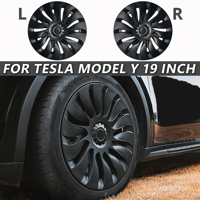 

4PCS Wheel Cover For Tesla Model Y 19 Inch Whee Cap Car Performance HubCap Replacemen Hub cap Full Rim Accessories 2018-2024