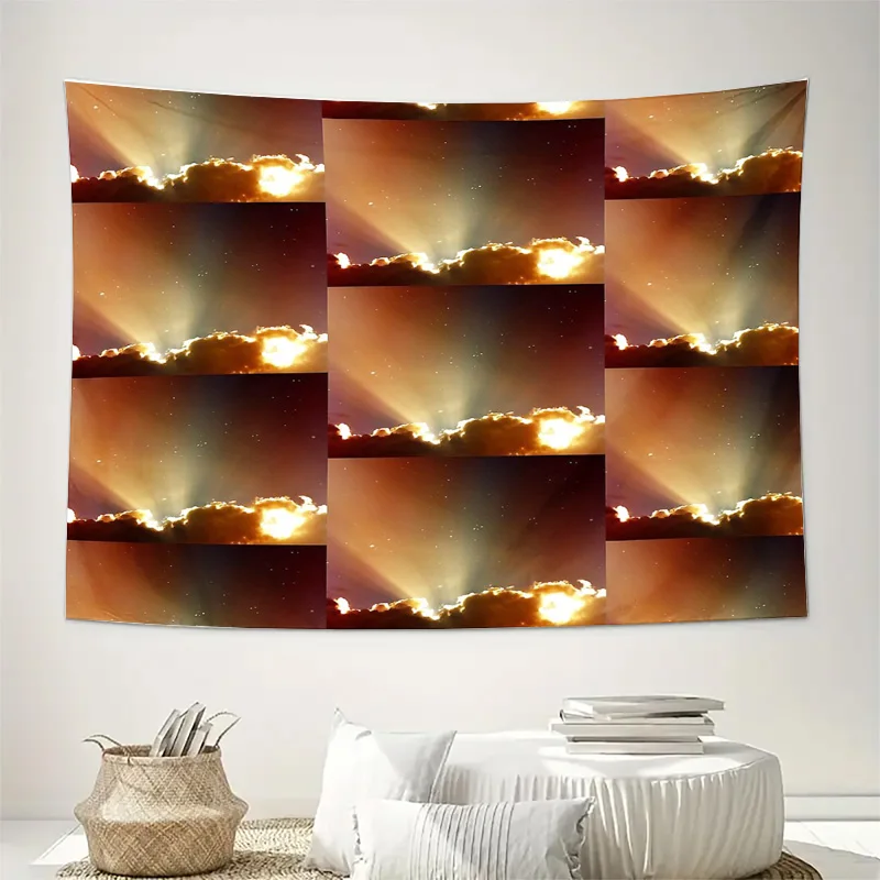 Nordic Tapestry Mountain Landscape Wall Hanging Nature Scenic Home Decor Room Aesthetic Wall Art Bedroom Living Room Decoration