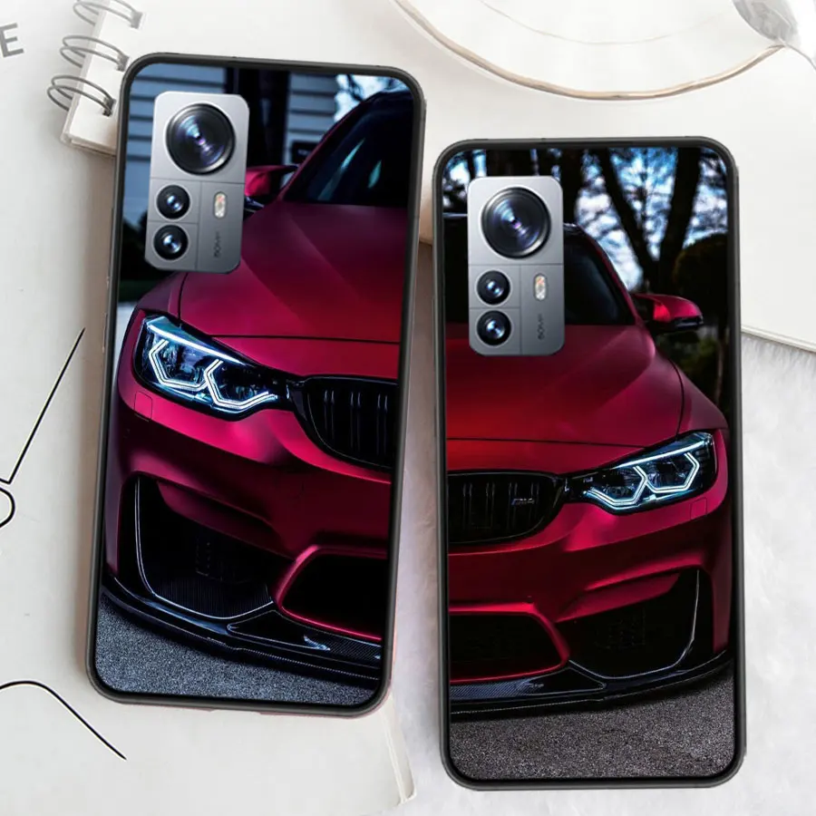 Blue Red For Bmw Phone Case For Xiaomi Poco X6 X5 X4 X3 GT NFC M4 M5 Pro 5G M3 Mi F6 F5 F4 F3 F2 F1 Capa Coque TPU Cov