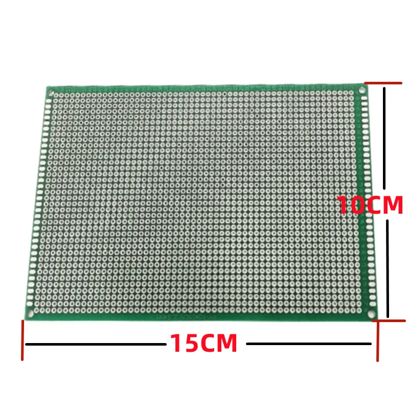 1PCS 10*15CM double-sided spray tin 1.6T 2.54 pitch universal board hole experiment board test board PCB board