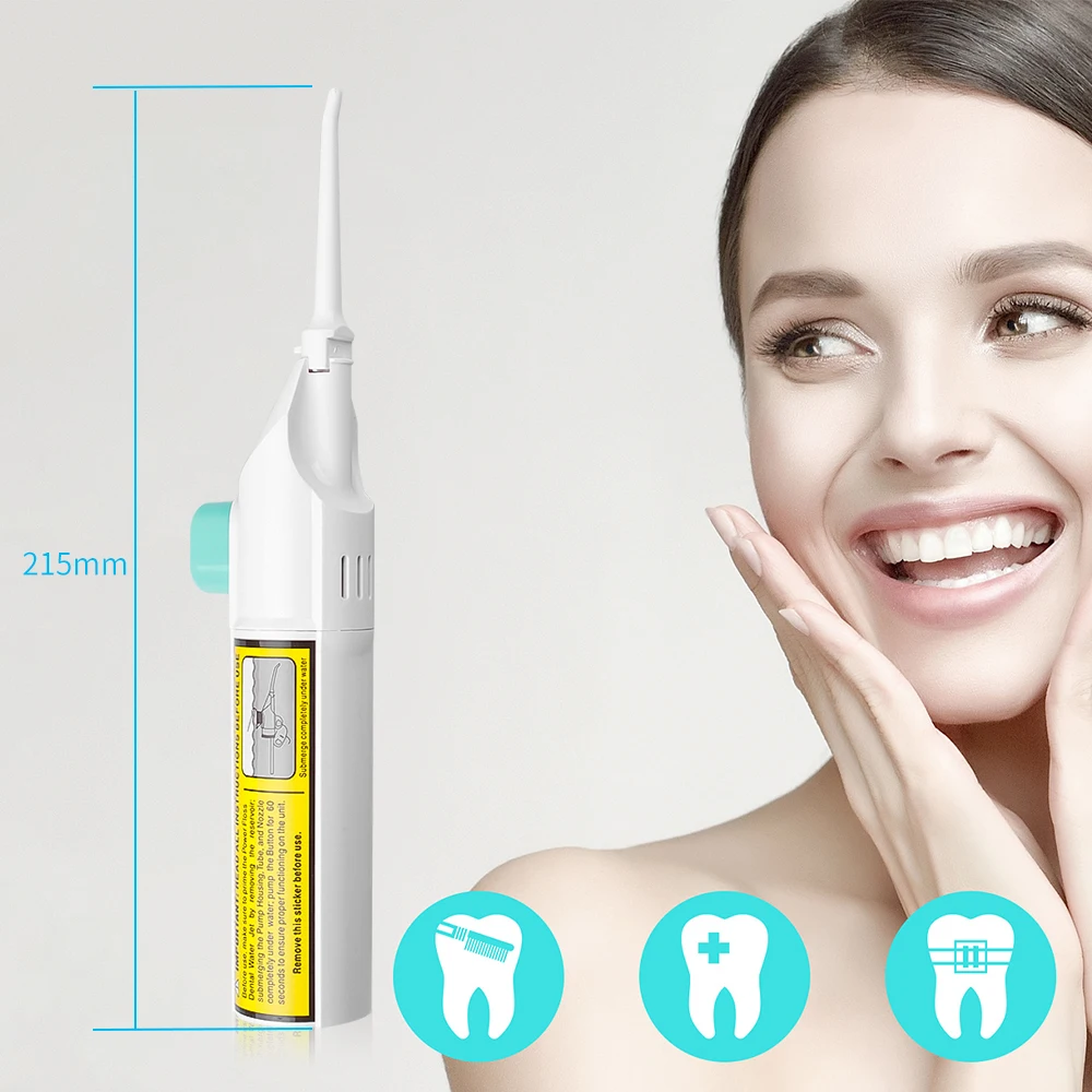 Oral Water Jet Flosser Dental Irrigator Teeth Whitening Portable Water Flosser Stationary Powerful Thread Hygiene Cleaner Tooth