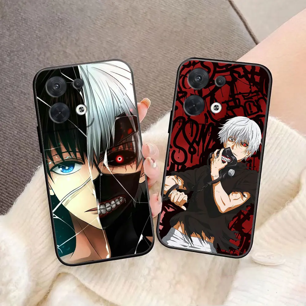 طوكيو G-الغول كين Kaneki غطاء جراب هاتف ل ممن لهم رينو 14 14F 13 13F 12 11 11F 10 8 8T 7Z 7 6 5 5F 4 4F لايت برو غطاء من السيليكون #2